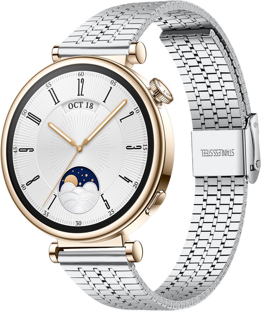 Браслет металлический Counic для Huawei Watch GT 4 41 мм Silver (34059-59)