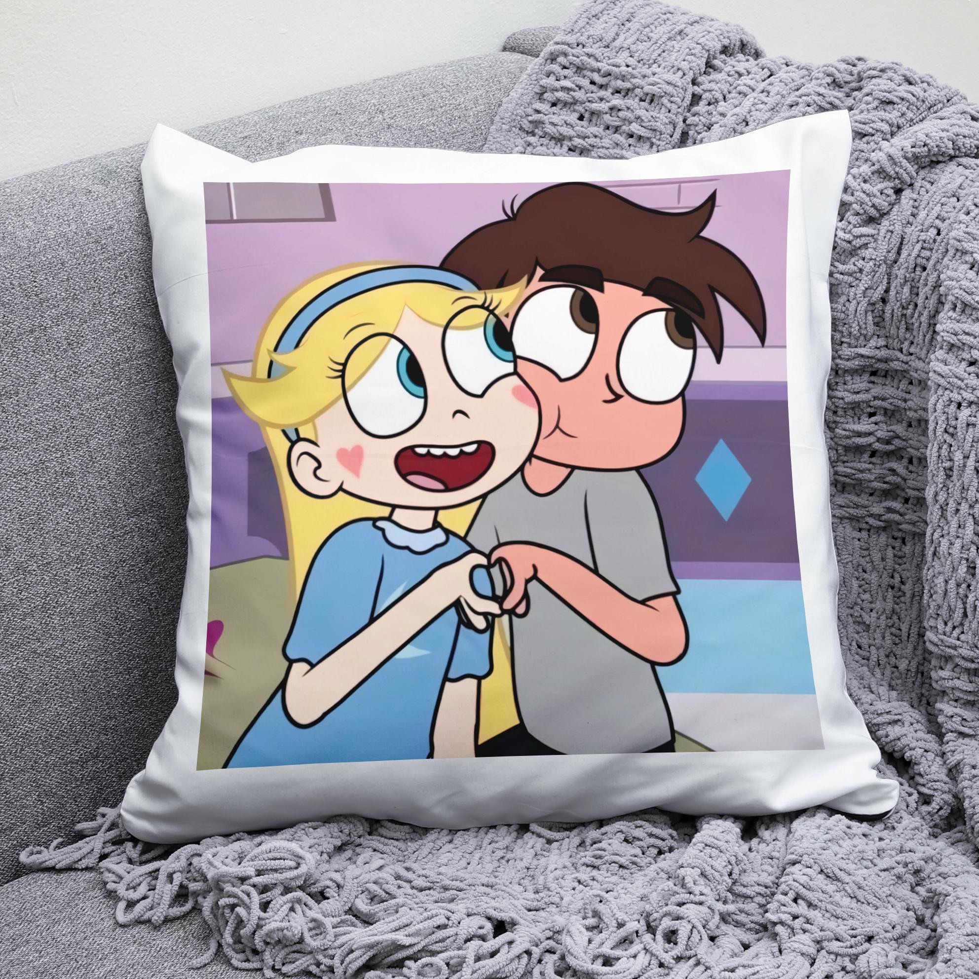 Плюшевая подушка квадрат с принтом Star vs the Forces of Evil "3