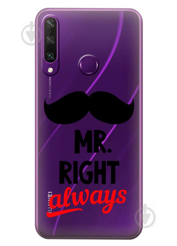 Прозрачный силиконовый чехол iSwag для Huawei Y6p с рисунком - Mr Right (KS2370) Прозрачный силиконовый чехол iSwag для Huawei Y6p с рисунком - Mr Right (KS2370)