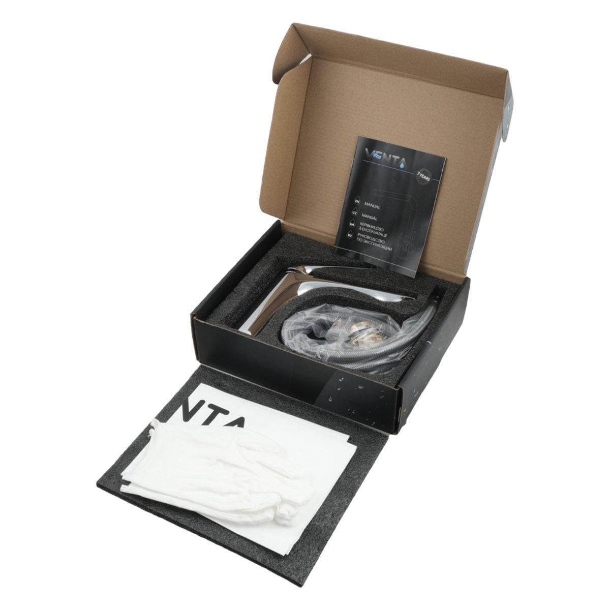 Смеситель для умывальника Venta BF105MC однорычажный в ванну латунь врезной Хром - фото 3 Смеситель для умывальника Venta BF105MC однорычажный в ванну латунь врезной Хром - фото 3