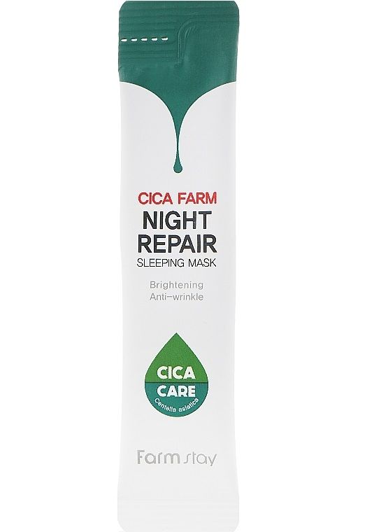 Маска відновлювальна нічна FarmStay Cica Farm Night Repair Sleeping Mask з азіатською центелою 4 мл (503_1200)