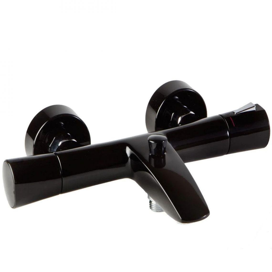 Смеситель для ванны Kludi Zenta с термостатом Черный (351018638)