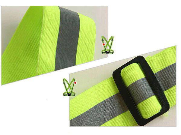 Світловідбиваючий сигнальний пояс-жилет RockBros для велосипедистів/автомобілістів/бігунів Зелений (20062042101) - фото 2 Світловідбиваючий сигнальний пояс-жилет RockBros для велосипедистів/автомобілістів/бігунів Зелений (20062042101) - фото 2