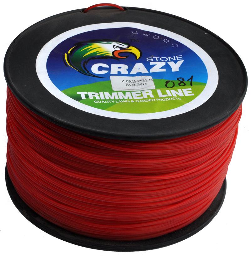 Леска косильная для триммера 2 мм круг 3 LB 377 м (les081)