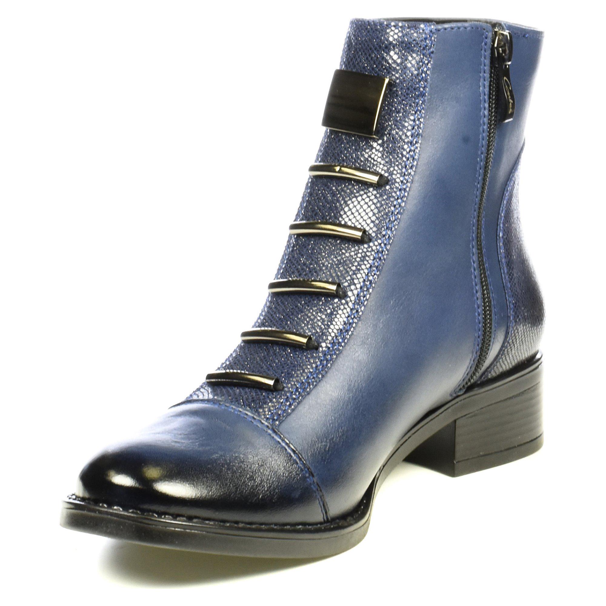 Черевики осінні жіночі Contes р. 37 Гранатовий/Синій (05309-37) - фото 3 Черевики осінні жіночі Contes р. 37 Гранатовий/Синій (05309-37) - фото 3