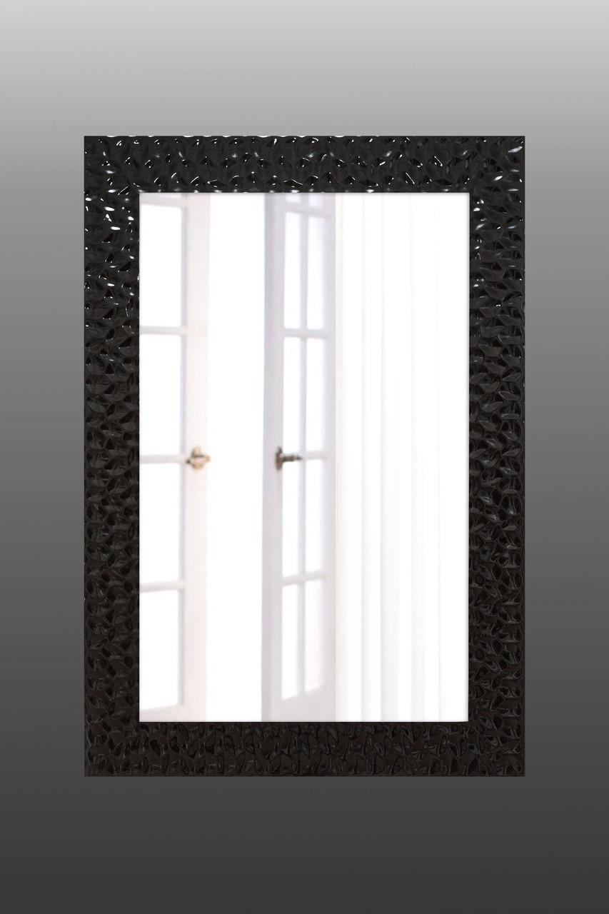 Зеркало в пластиковой раме Art-Com Sahara 760х560 мм Черный (Sahara)