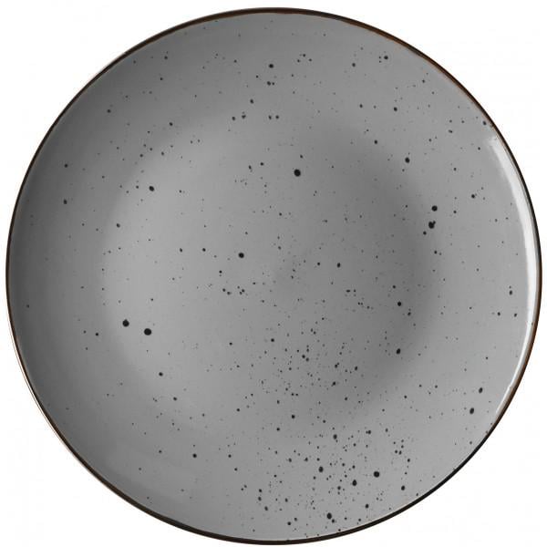 Тарелка обеденная Ardesto Bagheria AR2926GREY 26 см Grey