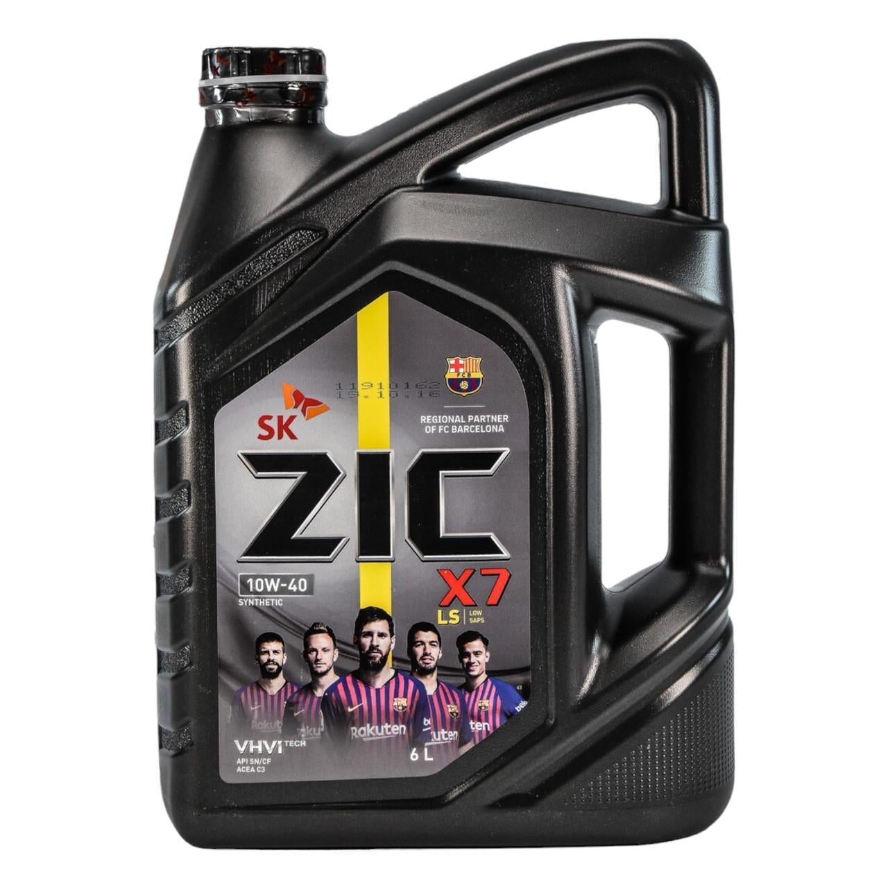 Моторная смазка ZIC X7 LS 10W-40 4 л (3199358315)