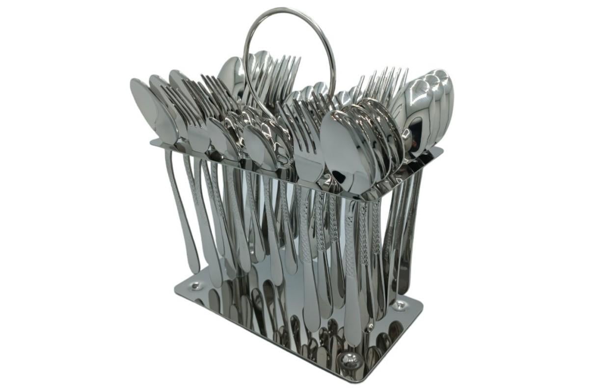 Набор столовых приборов Cutlert set CD-05 с рельефным элементом 36 пр. (2-14-16559)