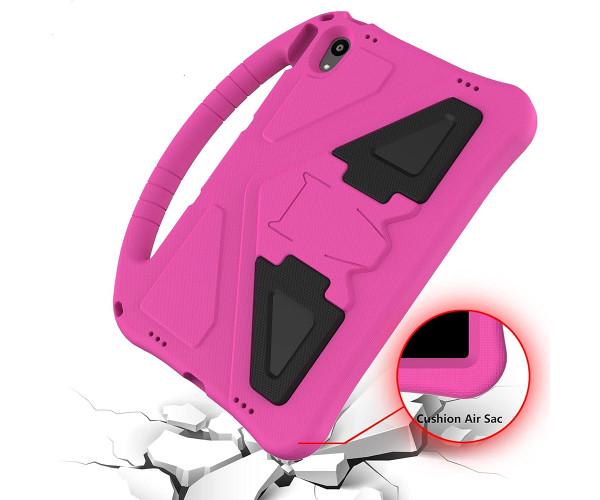 Чехол-накладка Kids with Stand для Lenovo Tab P11/P11 Plus с ручкой Розовый - фото 3