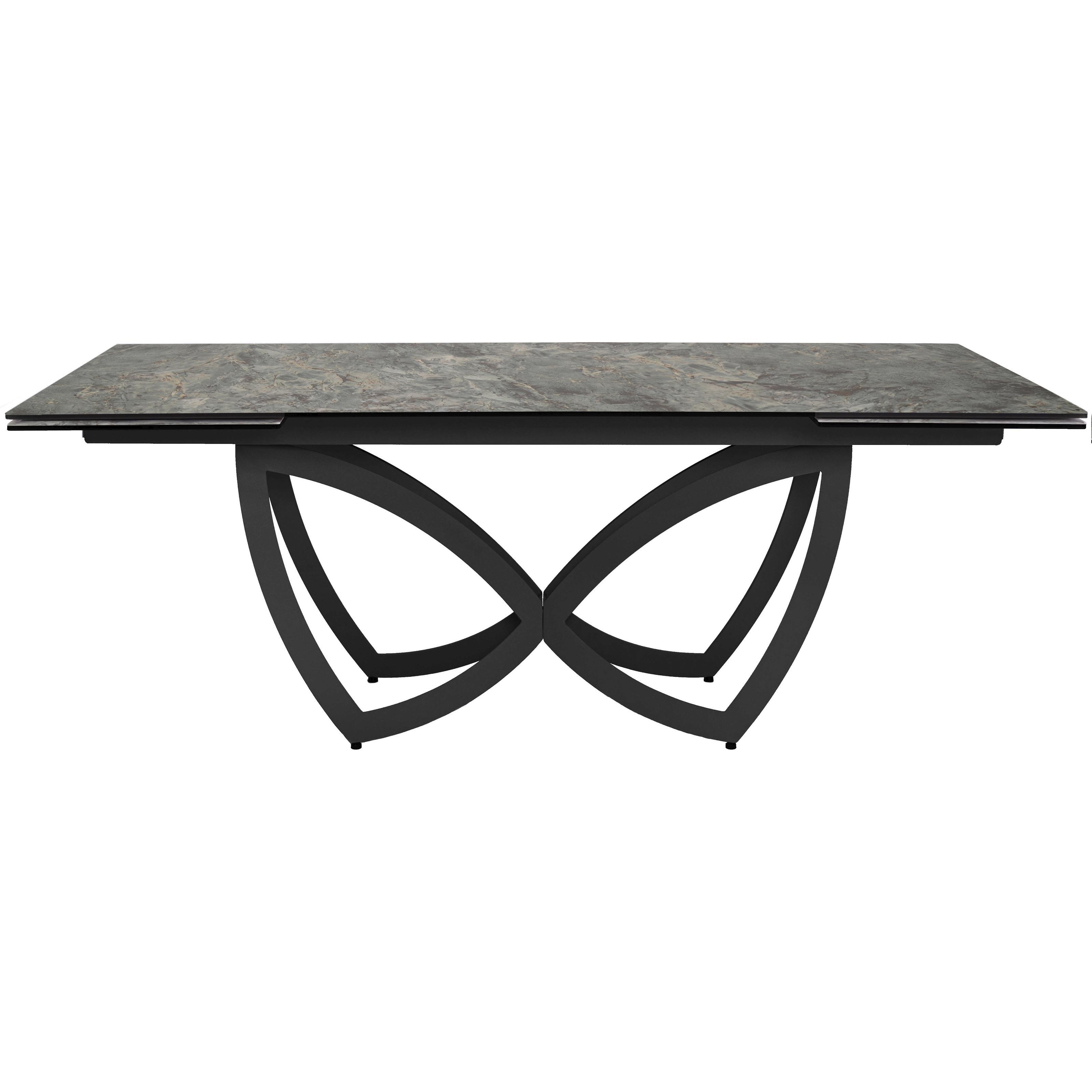 Стол обеденный раскладной Butterfly 10-12 мест 200 см Mossy slate ceramic (13386) Стол обеденный раскладной Butterfly 10-12 мест 200 см Mossy slate ceramic (13386)