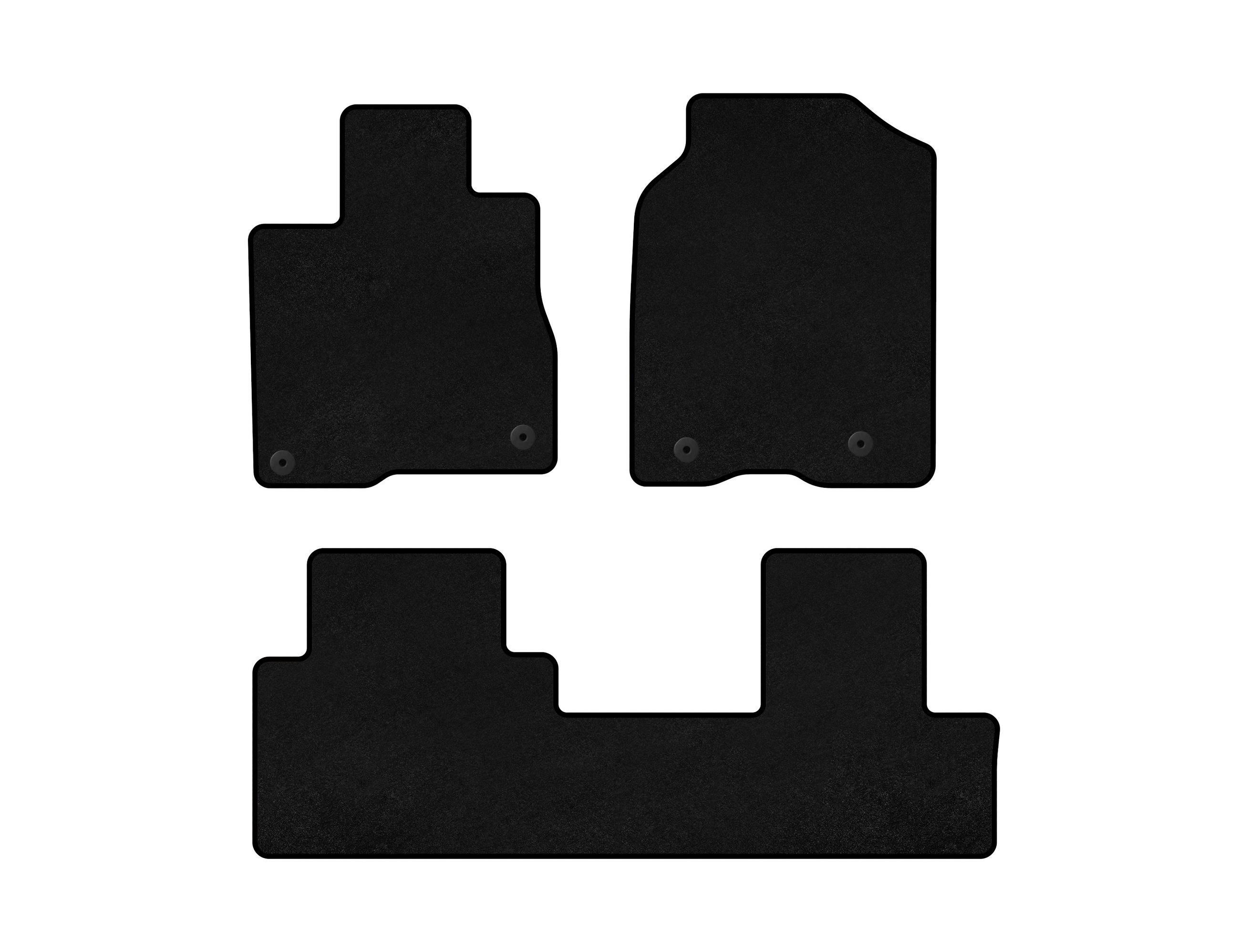 Коврики текстильные Digital Designs Classic для Acura MDX 2001–2006 гг. ткань Черный (136386)