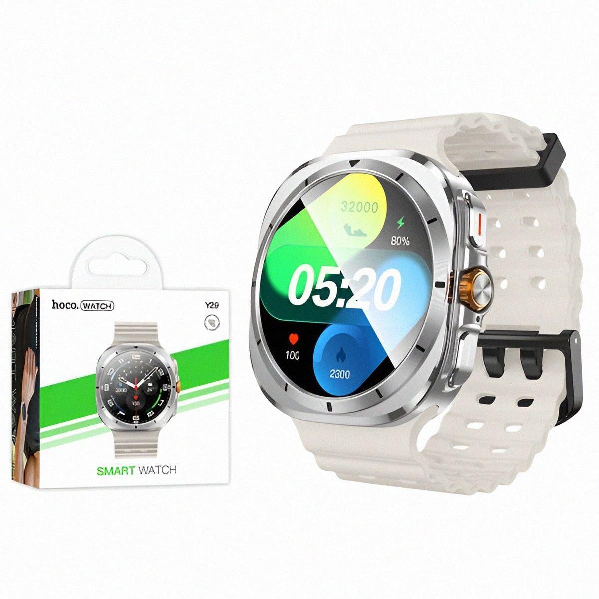 Смарт-часы Hoco Y29 Bluetooth 5.3 220 мАч Серый (25230794)