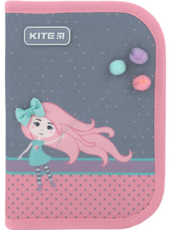 Пенал шкільний KITE K22-622-5 Pretty Girl