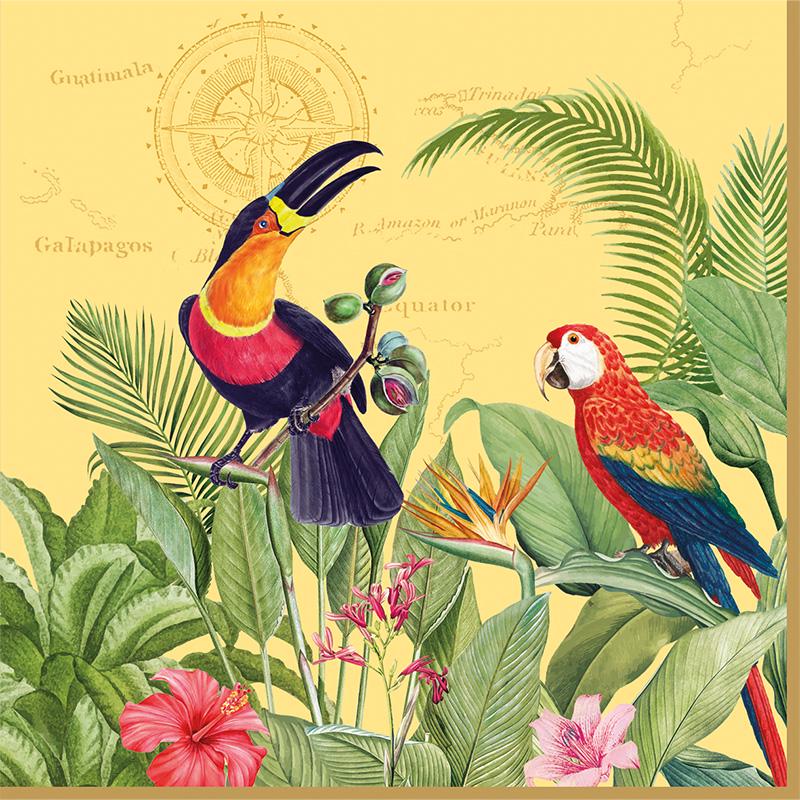 Набор бумажных салфеток Easy Life Exotic Paradise 33х33 см 20 шт. (111005816)