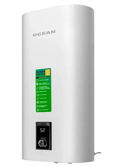 Бойлер Ocean FLAT 2,0 кВт эмалированный бак сухой ТЭН 100 л Бойлер Ocean FLAT 2,0 кВт эмалированный бак сухой ТЭН 100 л
