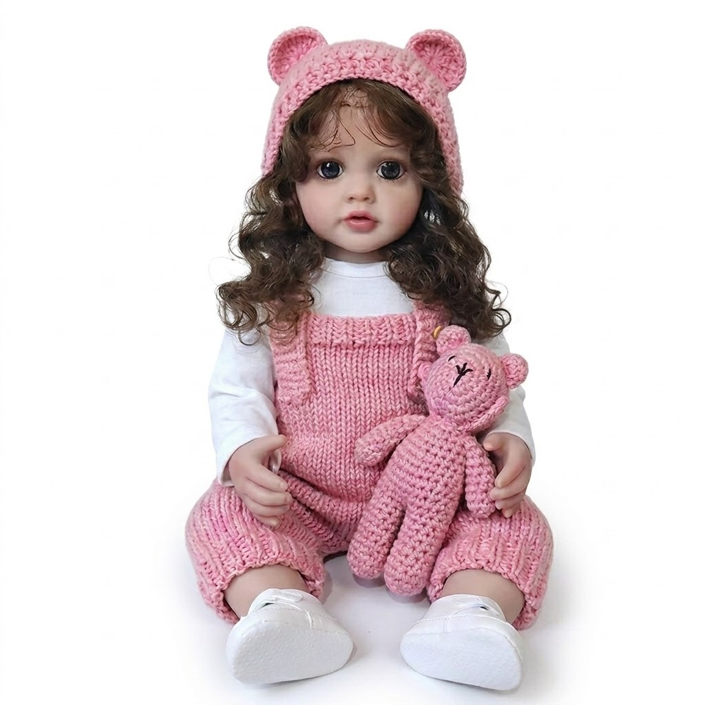 Кукла Reborn Baby реалистичная силиконовая 55 см (К0100402)
