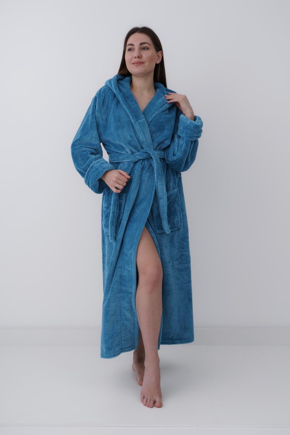 Халат жіночий UT Store HT01 L Морська хвиля