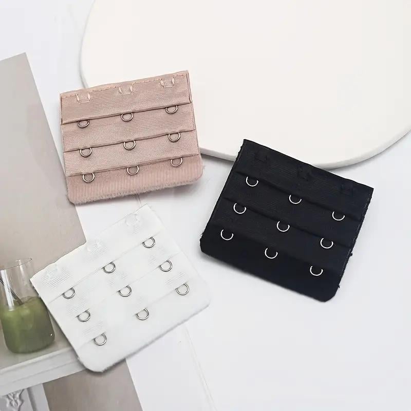 Комплект широких розширювачів для бюстгальтера на 3 гачки 3 ряди Чорний/Білий/Бежевий (2789190602) - фото 2 Комплект широких розширювачів для бюстгальтера на 3 гачки 3 ряди Чорний/Білий/Бежевий (2789190602) - фото 2