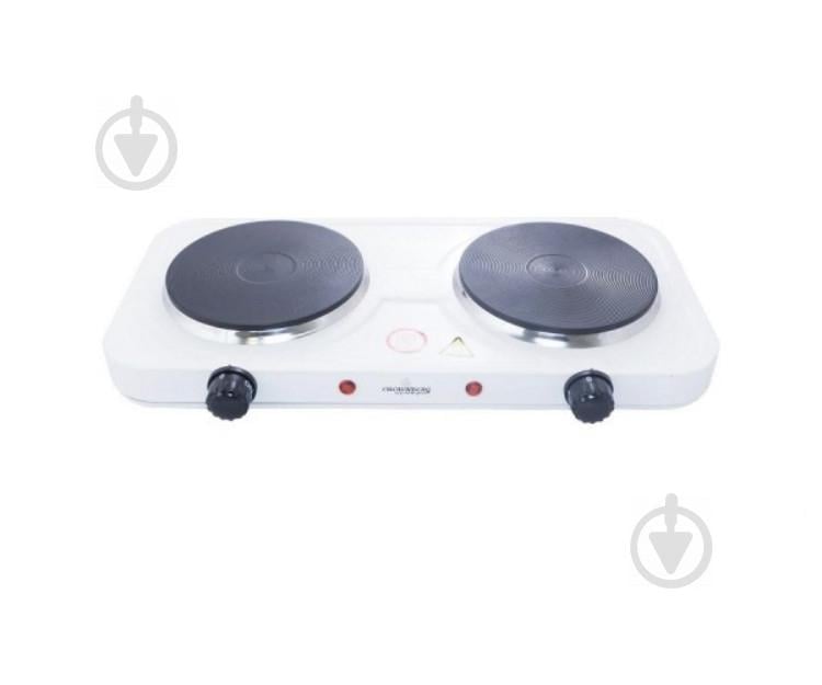 Плита CROWNBERG CB3746 электрическая 220V 2000W Белая Плита CROWNBERG CB3746 электрическая 220V 2000W Белая