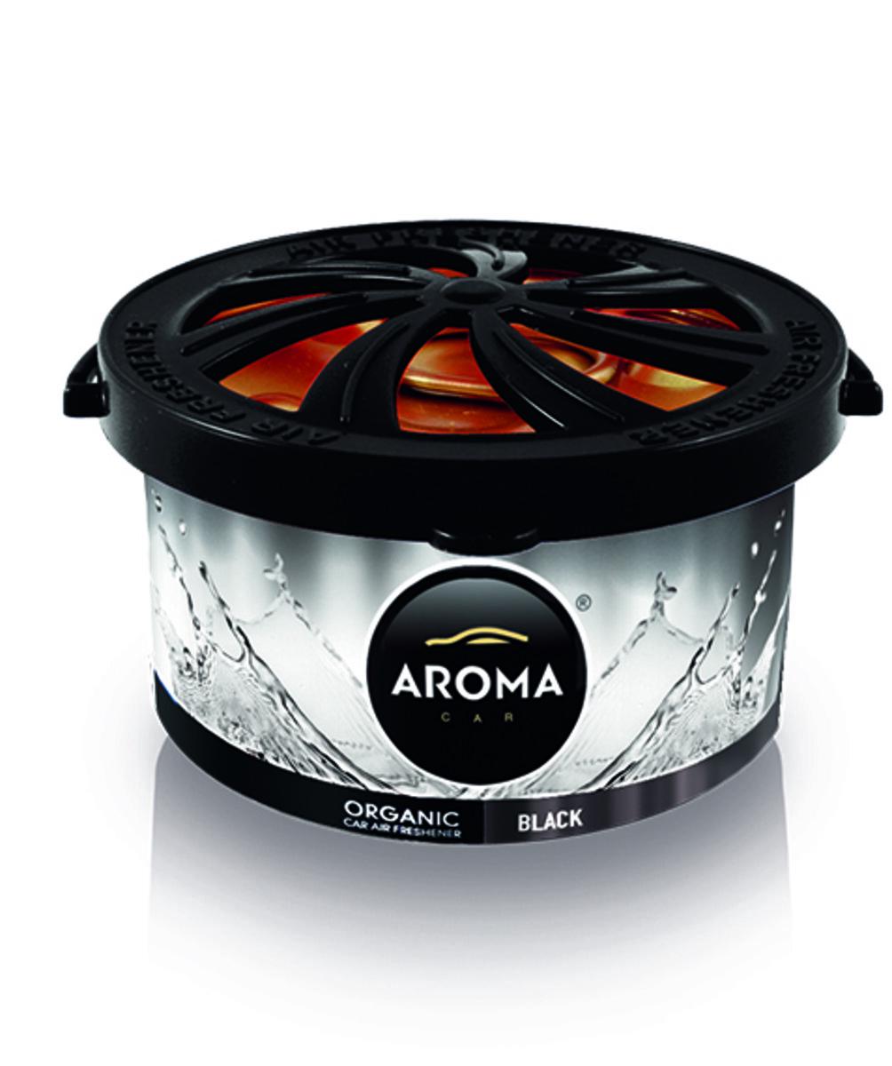 Ароматизатор для автомобилей Aroma Car Organic Green Tea Black гелевый 40 г