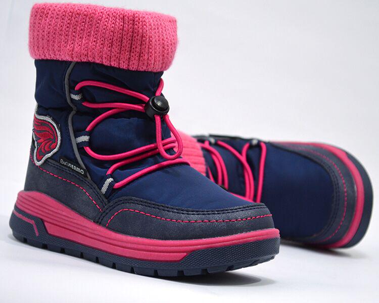Термоботинки B&G 1206-1 р. 28 Синий/Розовый