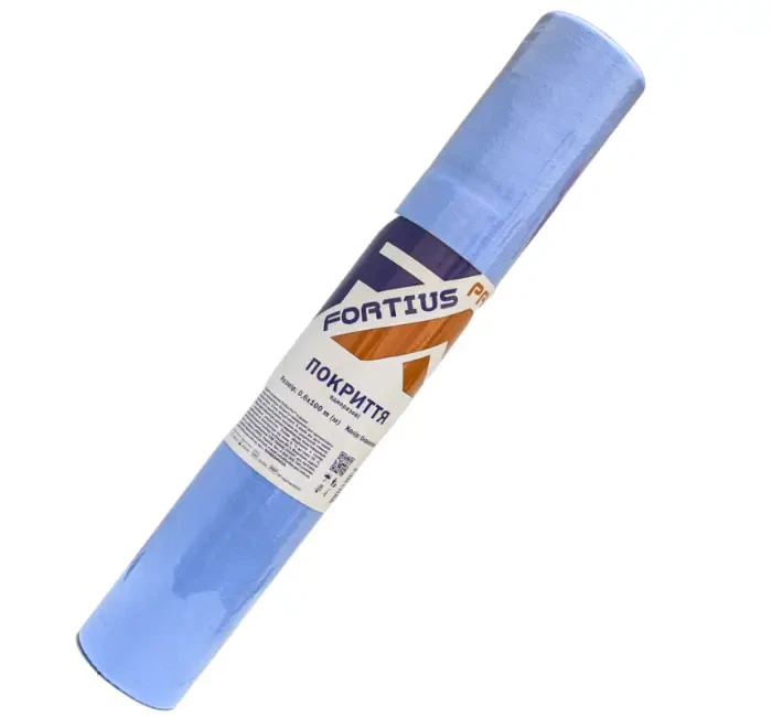 Покрытия одноразовые с перфорацией Fortius Pro 0,6x0,6 м 100 м/рул. Голубой (2538726036)