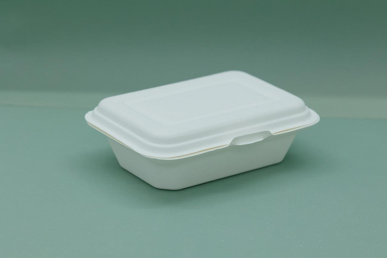 Одноразовый контейнер с крышкой 600 мл 50 шт.