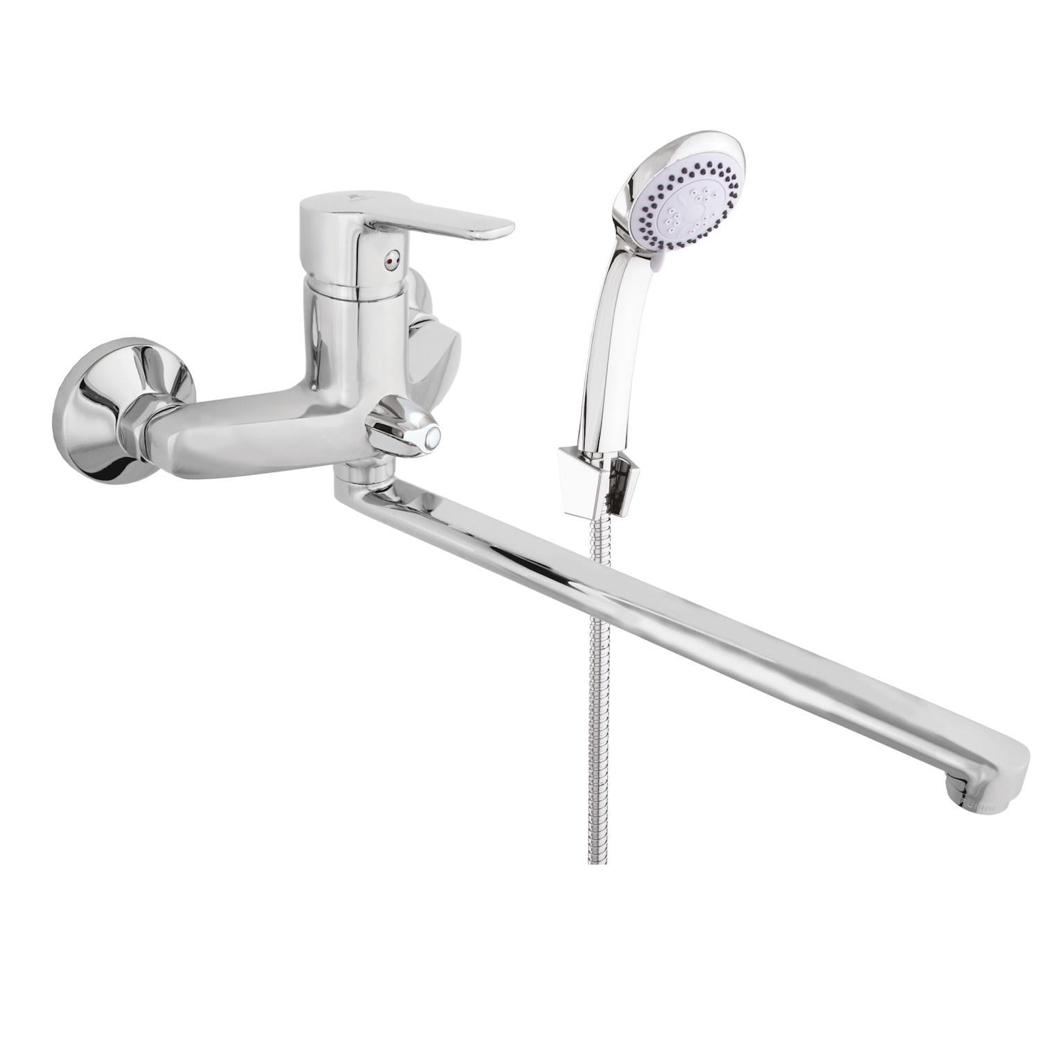 Смеситель для ванны Rubineta Uno 11 С/K однорычажный Хром (N11CD01)