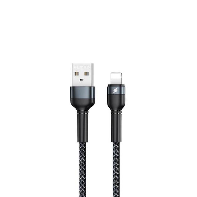 Кабель USB - Lightning 8-pin REMAX Jany RC-124i 1 м Black (epic1101)