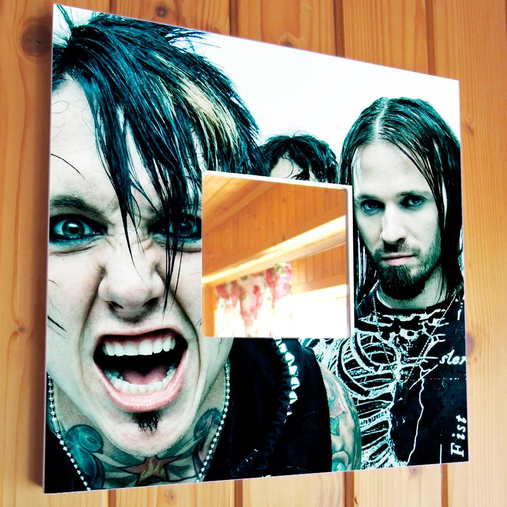 Зеркало Группа "Papa Roach" 260х260 мм (M00924)