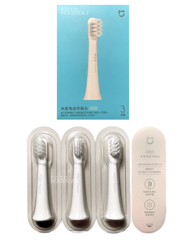 Насадка для зубної щітки MiJia Toothbrush Heads T100 Regular 3 шт. - фото 2