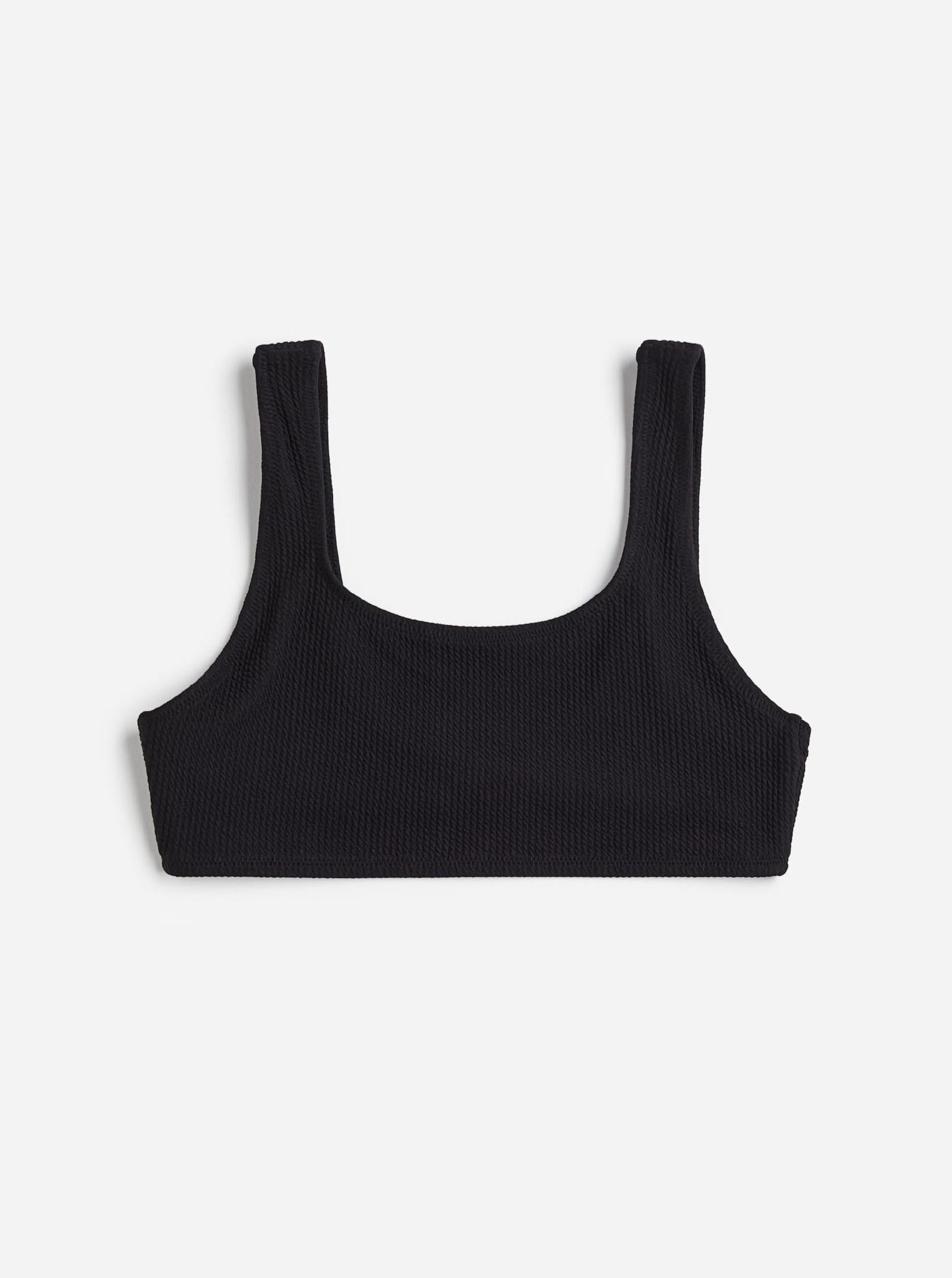 Купальный топ H&M 1123276 158-164 см Черный