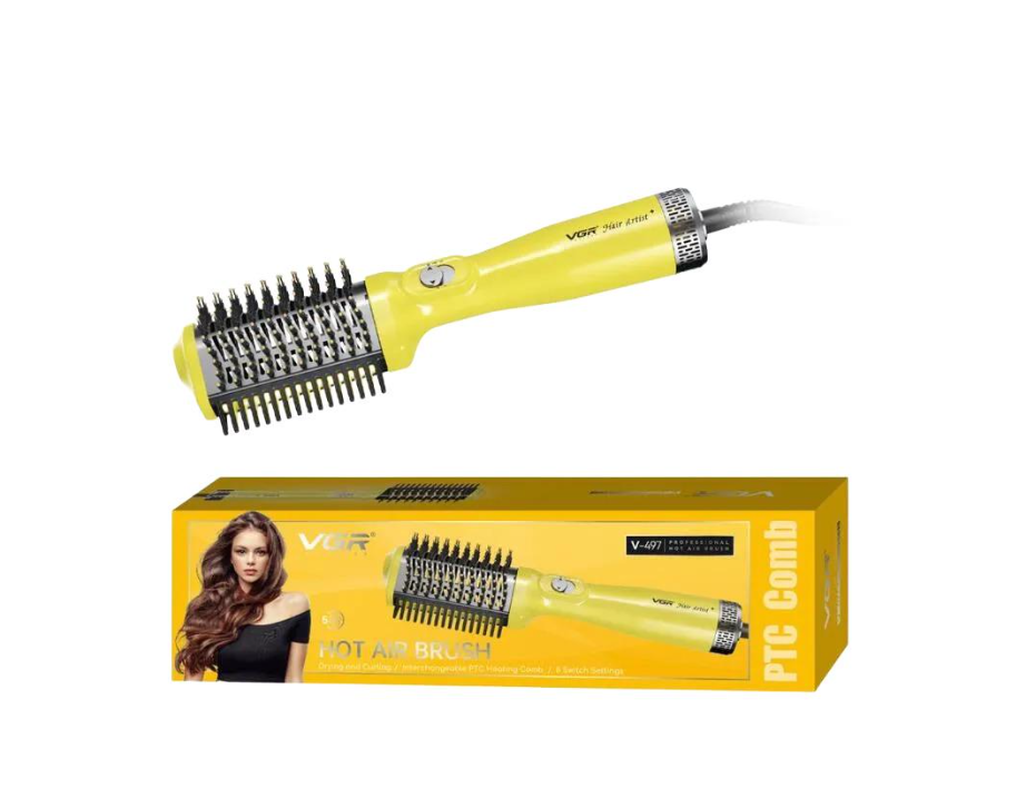 Фен-стайлер з іонізацією VGR V-497 Yellow Professional (45702-V-497 YELLOW_530)
