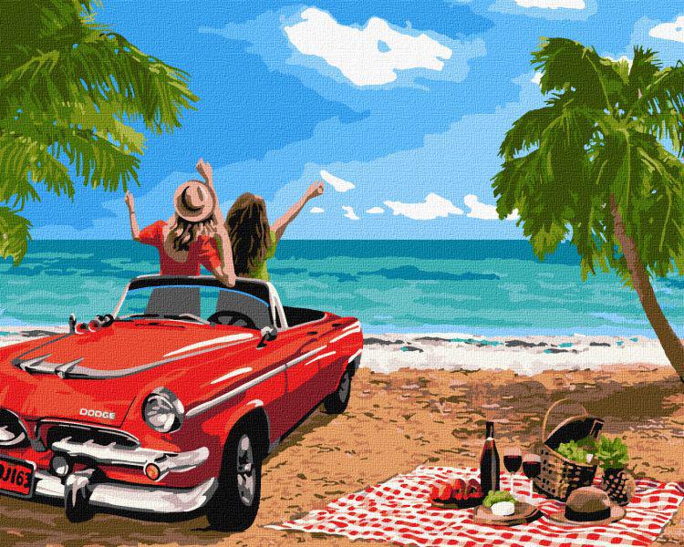 Картина за номерами Ідейка Подорож із подругою 40x50 см (KHO4758)