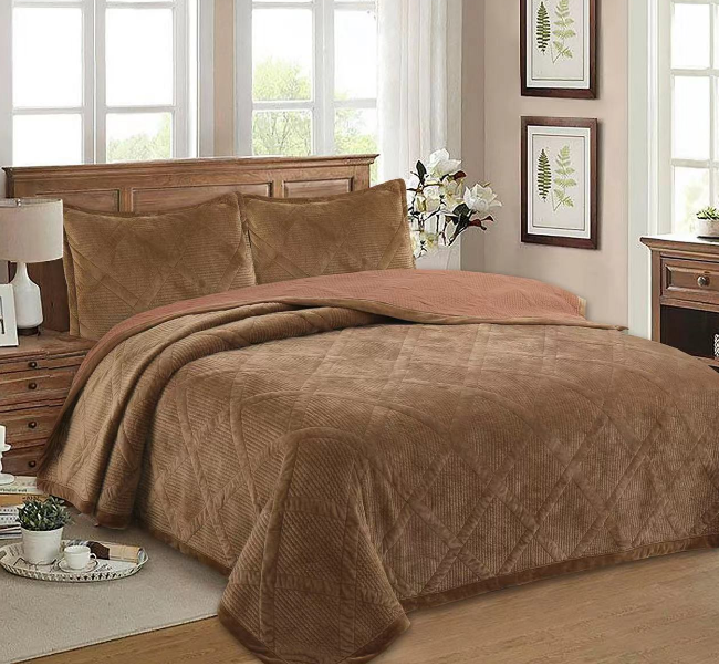Покрывало Soho VELUR Brown полиэстер 200x230 см (UG-A120131)