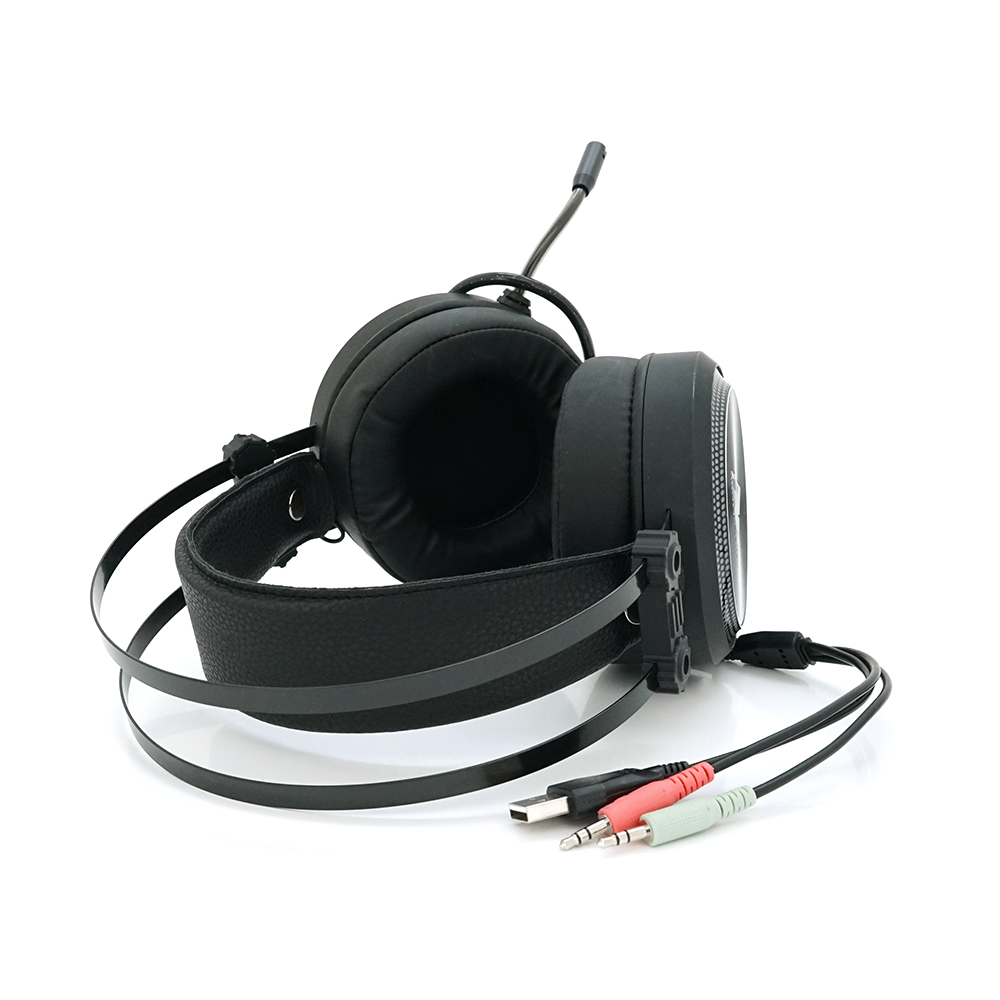 Наушники проводные LED Jedel GH-213 с микрофоном Черный (25688843)