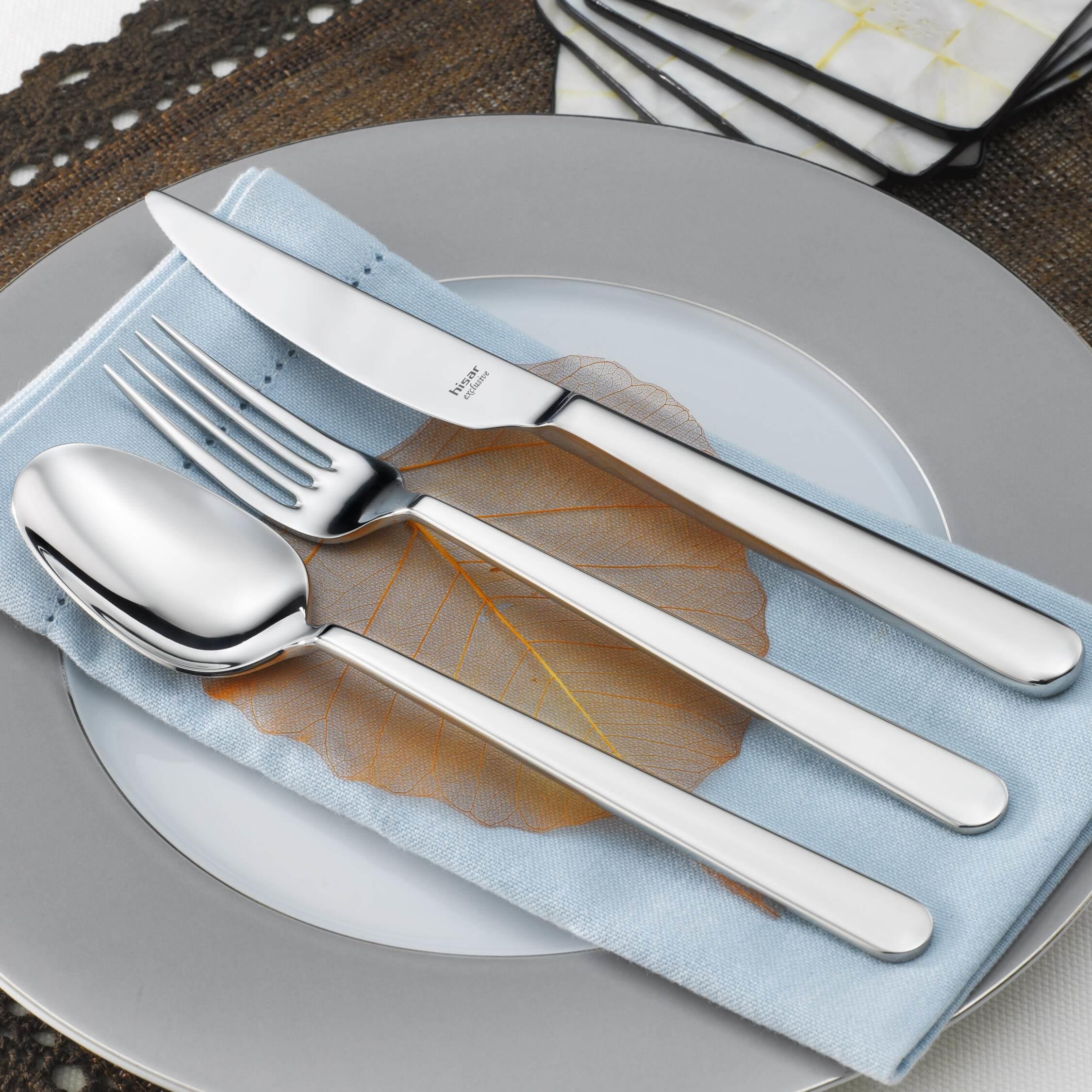 Набір столових приборів Hisar Nice у подарунковій коробці 24 предмети - фото 3