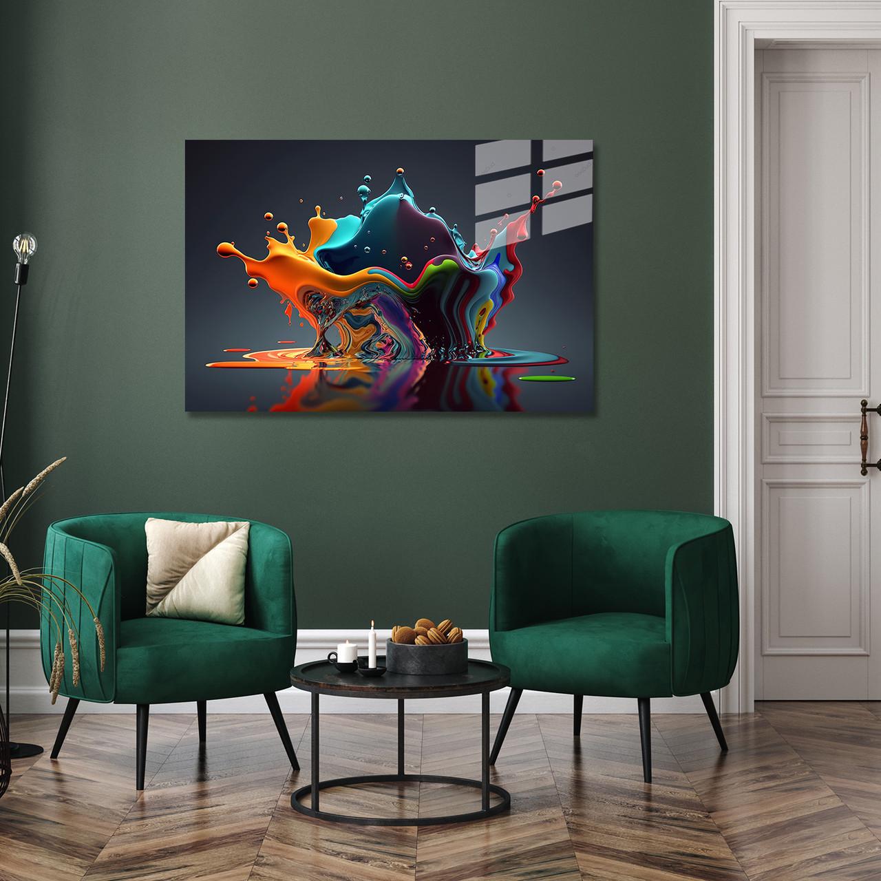 Картина на стекле NovellaPrint Оранжевое сияние 90х60 см (398.3) Картина на стекле NovellaPrint Оранжевое сияние 90х60 см (398.3)