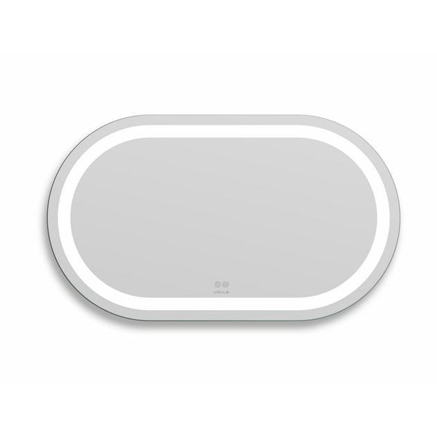 Зеркало для ванной комнаты VOLLE LUNA 550x950 овальное, с LED-подсветкой (1648.54145900)