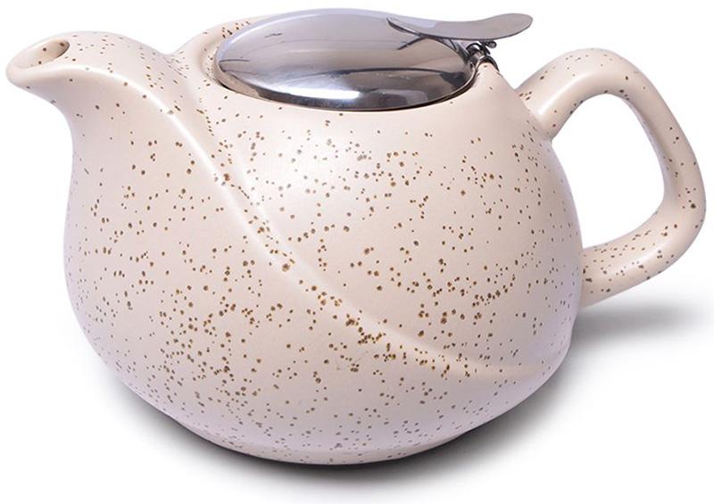 Чайник заварочный Fissman ProfiTea 750 мл с ситечком Бежевый песок (FN-9389)