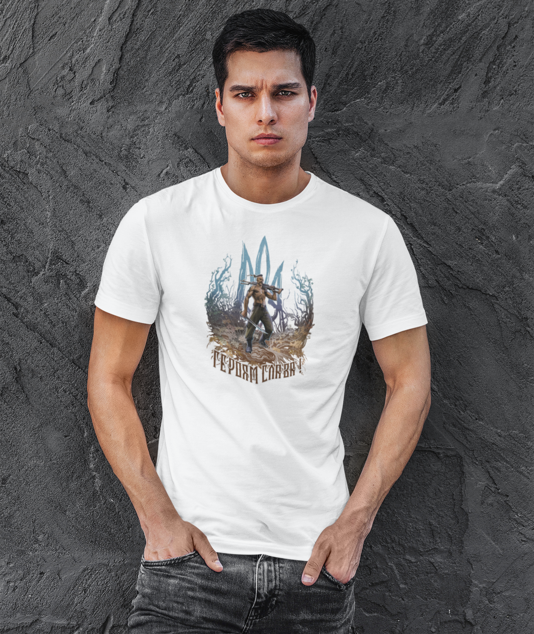 Футболка чоловіча Mishe 11000141 Патріотична XXXL (75212887)