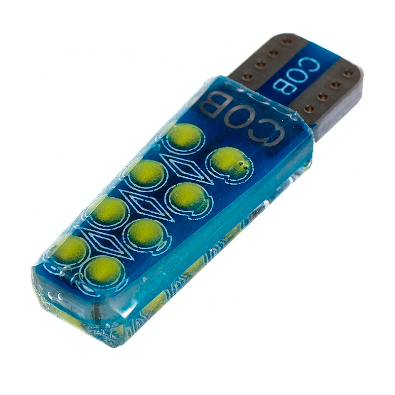 Автомобільна лампа світлодіодна T10 16 COB діодів 12 В Білий (2511941189)