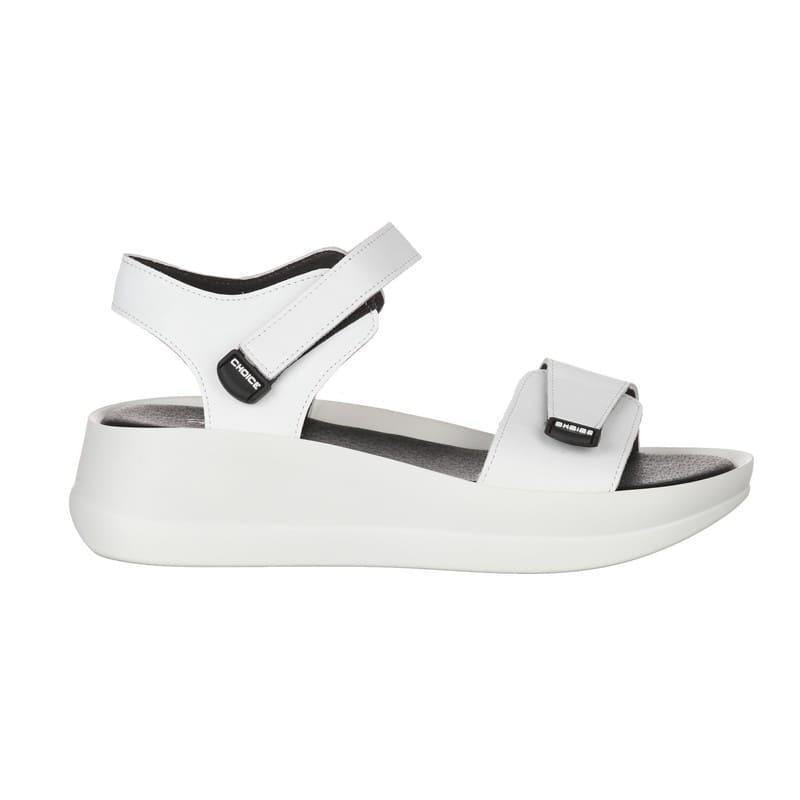 Босоножки женские Hengji G23-3 кожаные р. 38 Белый (30030) - фото 3