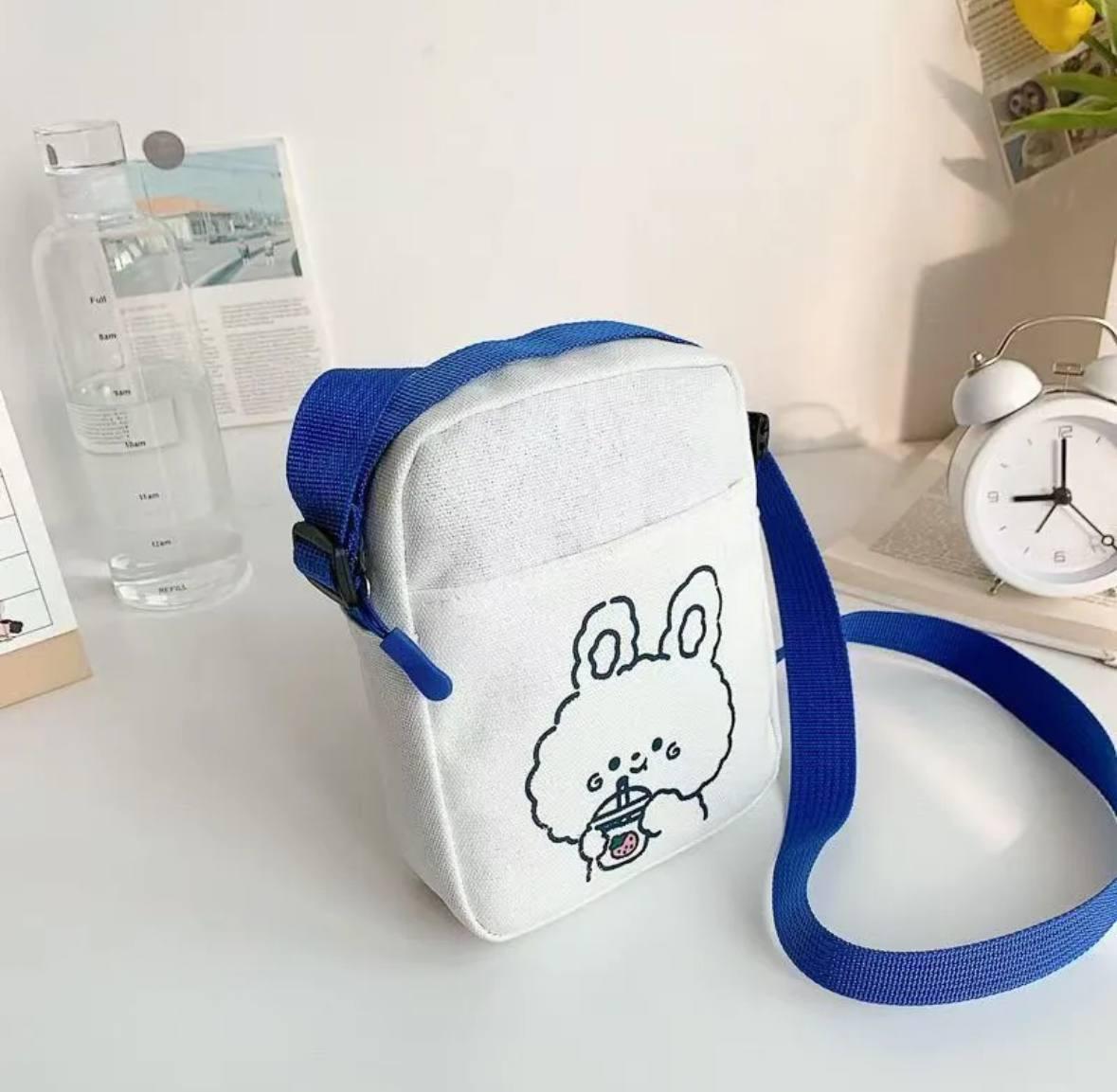 Сумка с медвежонком для девочки с карманами Белый - фото 4 Сумка с медвежонком для девочки с карманами Белый - фото 4