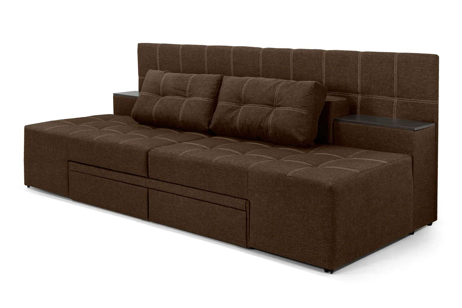 Диван трансформер Премиум 270х112 см Коричневый (29557865) Диван трансформер Премиум 270х112 см Коричневый (29557865)