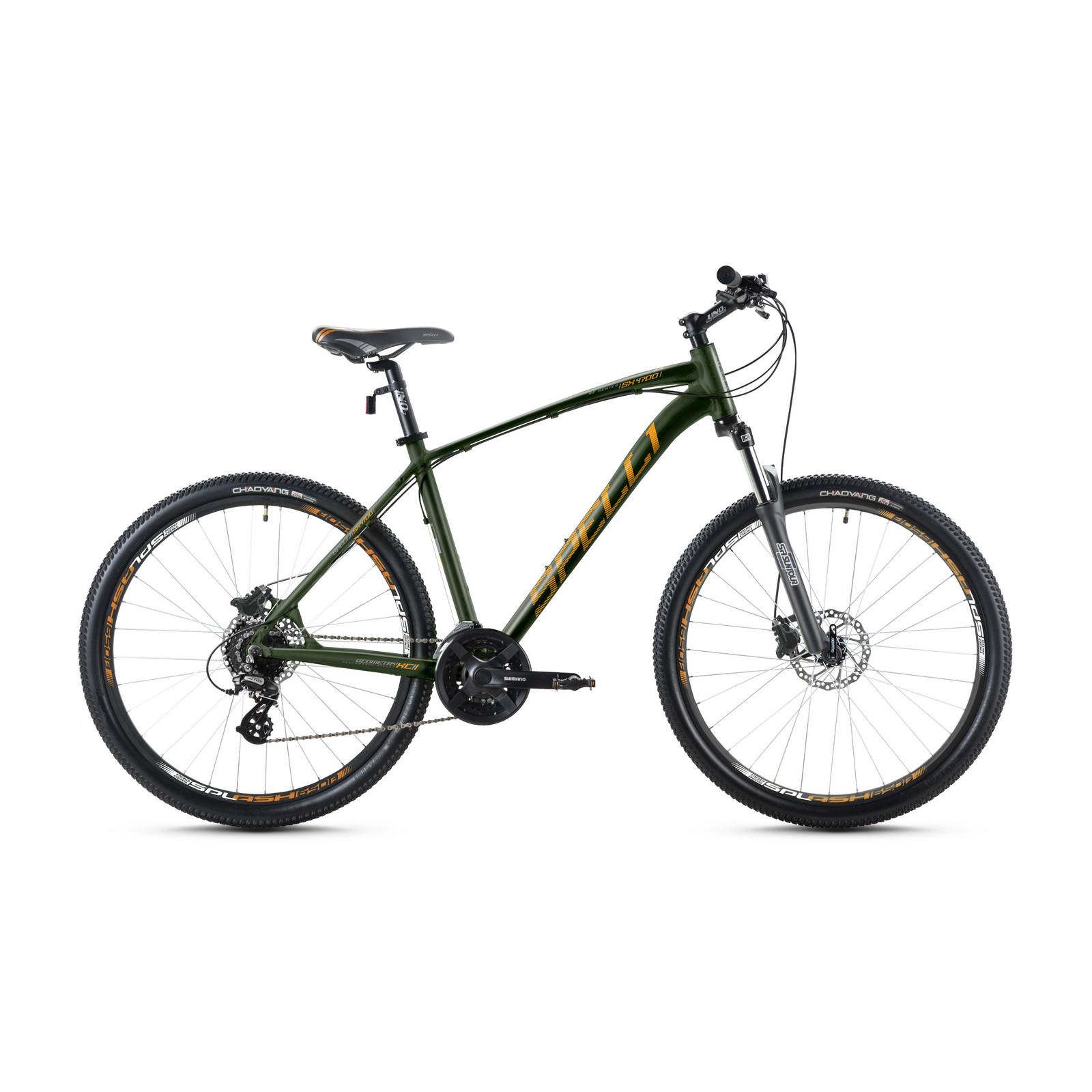 Велосипед Spelli SX-4700 650B 17" Темно-зелений/Помаранчовий (SPL-827M17-GREEN/ORANGE-S-24) Велосипед Spelli SX-4700 650B 17" Темно-зелений/Помаранчовий (SPL-827M17-GREEN/ORANGE-S-24)
