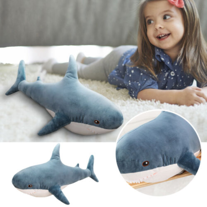 Іграшка м'яка Акула подушка-антистрес обіймашка 62 см - фото 8 Іграшка м'яка Акула подушка-антистрес обіймашка 62 см - фото 8