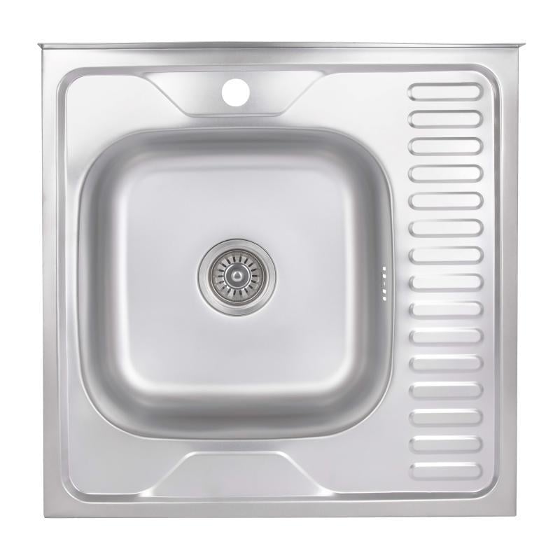 Мойка кухонная Brinex 6060-L 0,6 мм Satin (BRIN6060LSAT06) Мойка кухонная Brinex 6060-L 0,6 мм Satin (BRIN6060LSAT06)