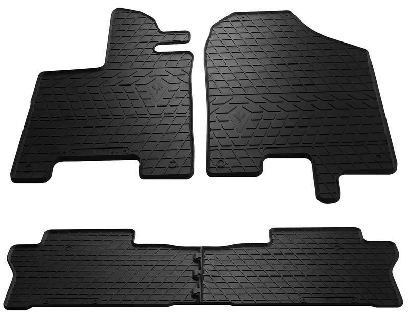 Коврики резиновые Stingray Honda Pilot 2016- 4 шт. Черный (1008094)